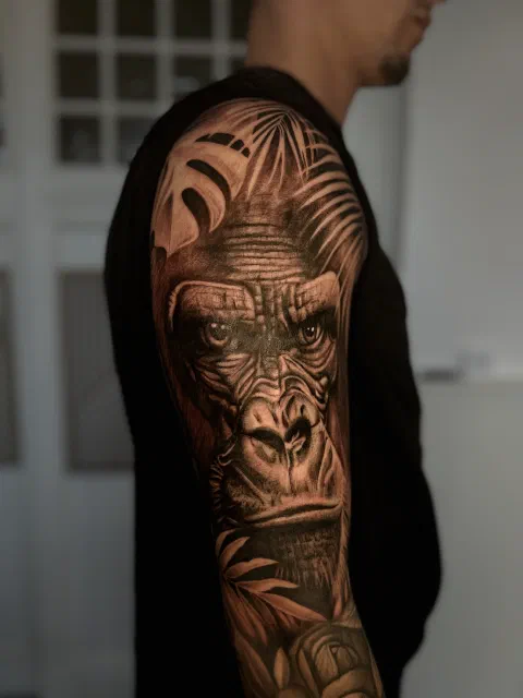 Gorilla portret – foto 2 van 2